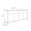 Belmin 165.3cm W 2 - Drawer Chest of Drawers-1664117077