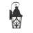 Outdoor Wall Light Fixtures, Waterproof Exterior Wall Sconce Porch Lights, Matte Black Outdoor Wall Lantern With Clear Glass, Outside Wall Mount Lighting For House, Garage, Front Door (1 Pack)