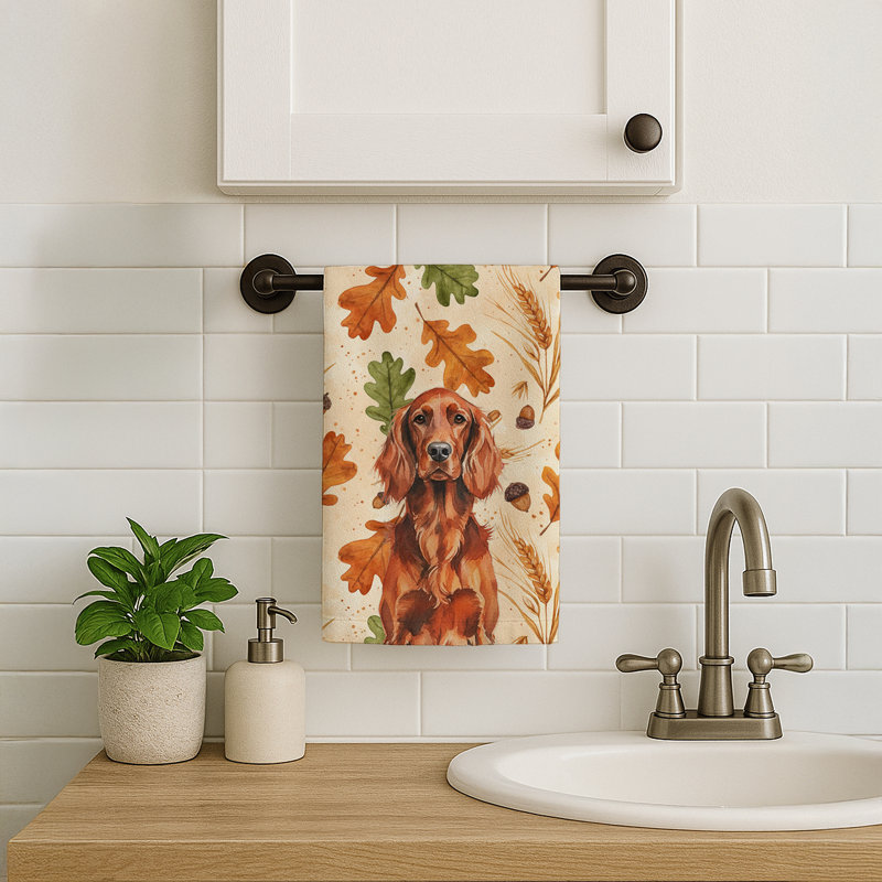 Serviette de cuisine Irish Setter Heirloom, Setter irlandais
