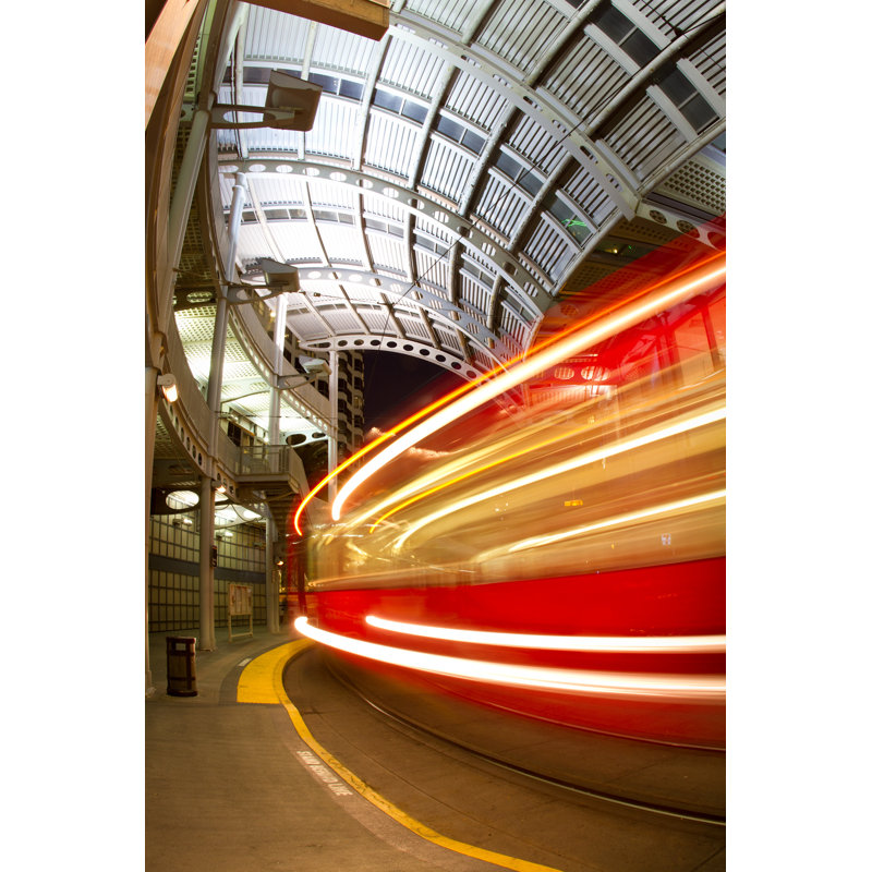 Trolley Speed Blur by Chriscotto - Wrapped Canvas Print, 46cm H x 30cm W
