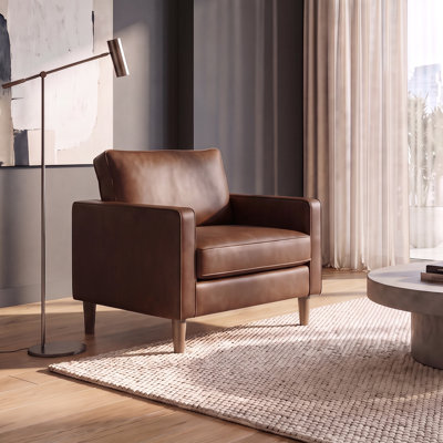 Henry Faux Leather Armchair