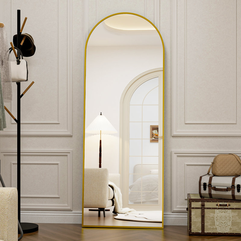 Dronfield Arch Mirror, Gold, 75" x 33"