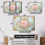 Baer - ensemble de décorations murales pivoines-108309261-108309262