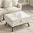 Mid-Century Modern Square Coffee Table Storage Bench, Assembled, Suitable For Living Room, Entryway And Family Room, Used As A Coffee Table, Stirrups, Shoe Bench（Only One  Ottoman)-784343184