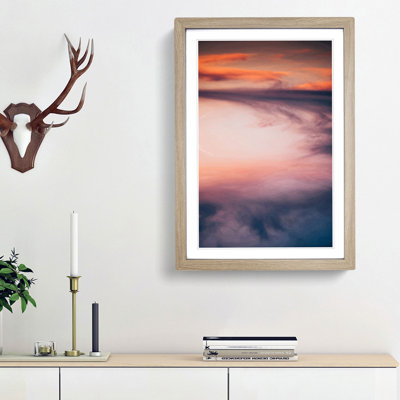 Movement of Clouds in Abstract - Picture Frame Photograph Print