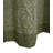 Block Print Rod Pocket Curtain Green Floral Linen Farmhouse Window Drapes for Living Room & Bedroom – Blackforest-373152105