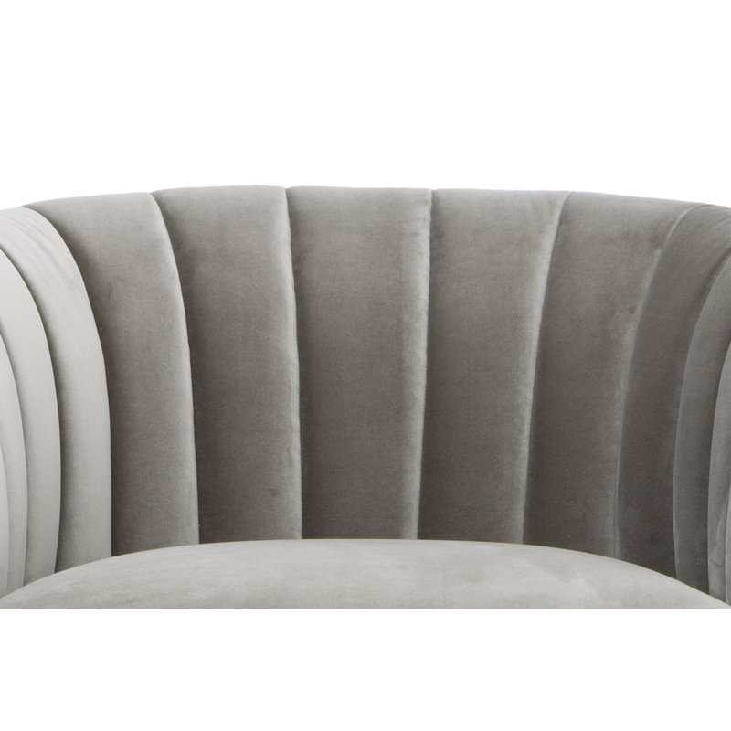 Metro Barrel Chair, Mouse Gray 