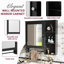 Armoire de salle de bain murale polyvalente avec plusieurs options de rangement-748740718