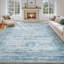 Tapis bleu 8 pi x 10 pi