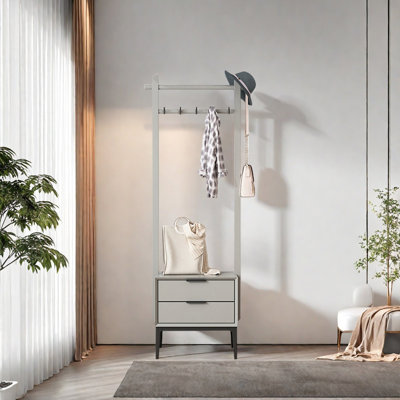Coat Rack Storage Cabinet Shoe - changing Top