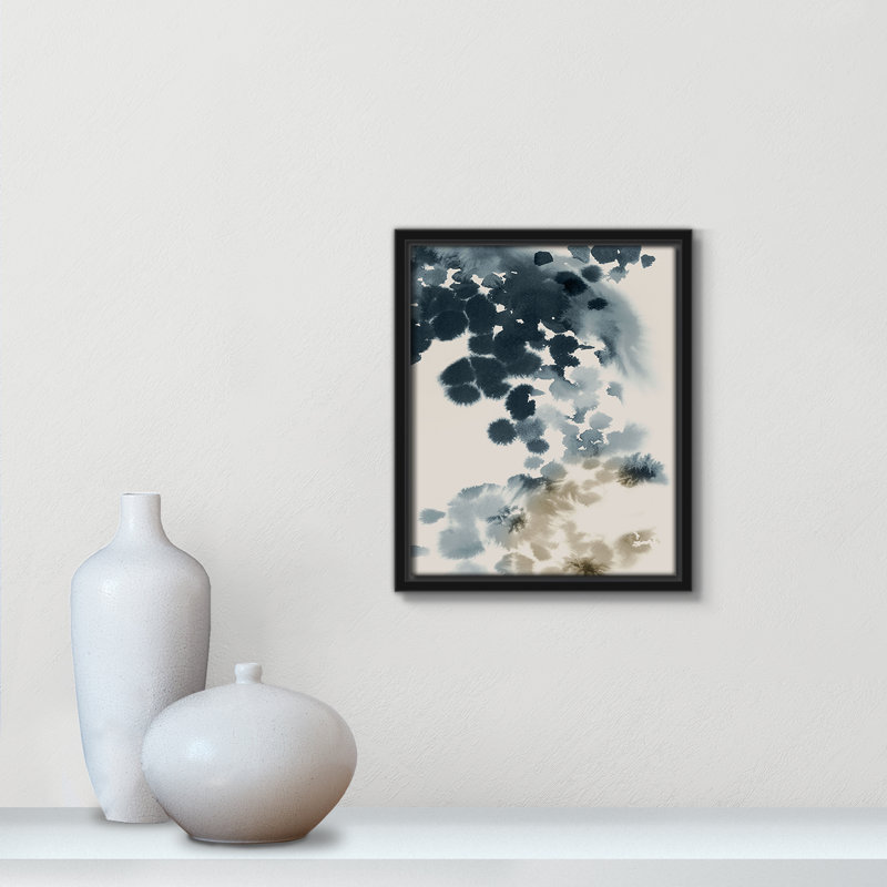«Emerald Azure I Print» par Casa Fine Arts, Noir, H 11,5 po x l 9,5 po