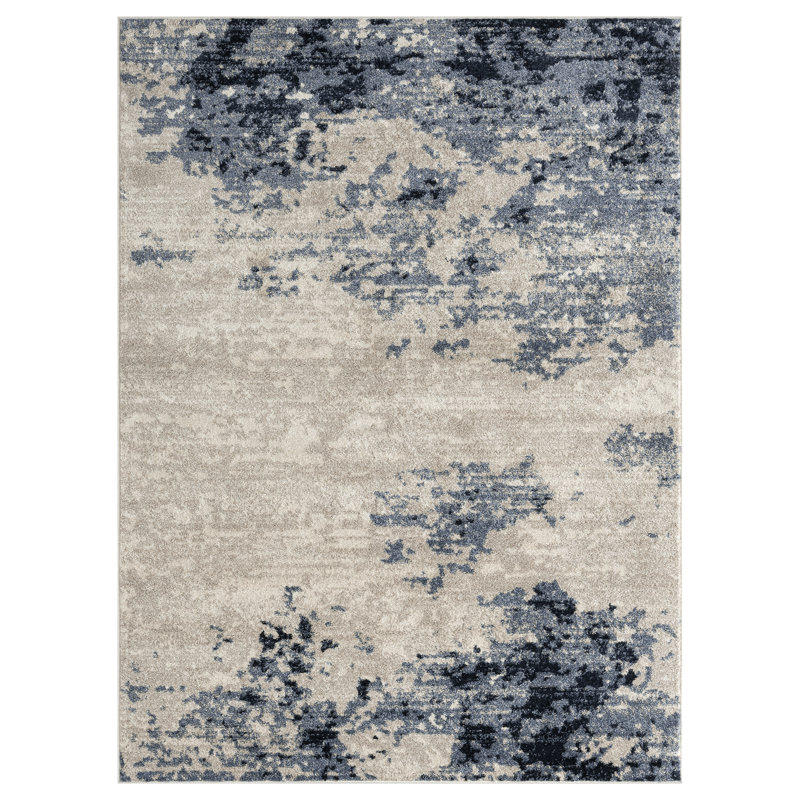 Abstract Indoor Rug, Rectangle 5'3" x 7'6"