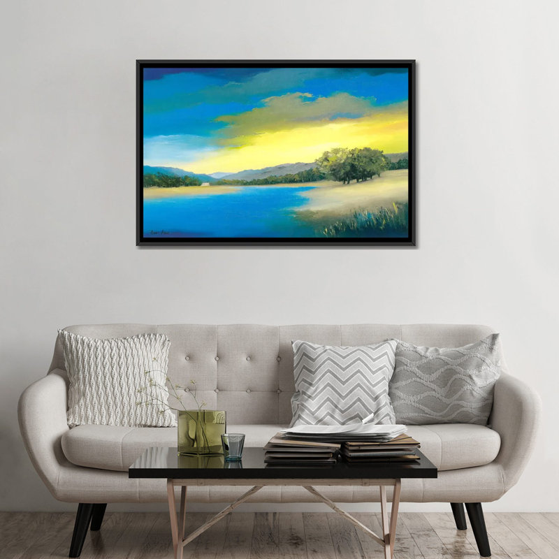 "Timeless I" par Hans Paus - reproduction d'art sur toile tendue, H 18 po x l 26 po x P 1,5 po, Pas de tapis