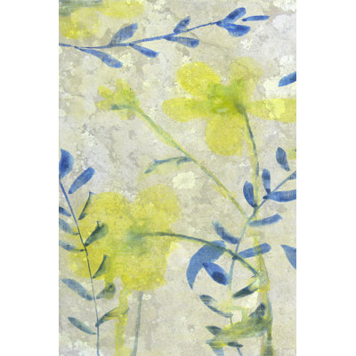 Indigo Dream I by Jennifer Goldberger - Wrapped Canvas Painting