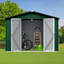Remises de jardin en métal 8 pi x 6 pi-118091575