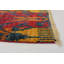 Tapis de bois one-of-kind-noué la 2010 goliath rouge/jaune 8 pi 10 po x 12 pi Céline
