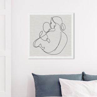 " Mother And Child " Painting Print
