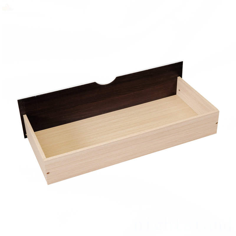 Twin Size Daybed Wood Bed With Two Drawers, White