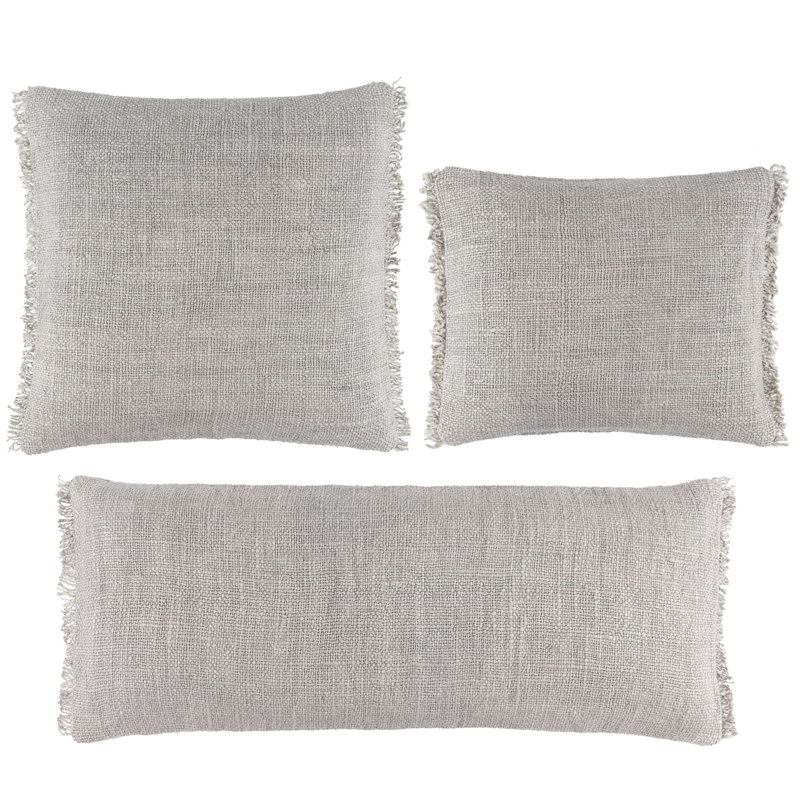 Griffin Linen Decorative Pillow, Ivory, Pillow Cover Only - No Insert