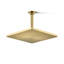 Honesty 10" Single-Function Wall or Ceiling-Mount Square Rainhead, Square Rain Showerhead 2.5 GPM-715096571