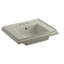 Lavabo de salle de bain piédestal en céramique avec trop-plein 24 po Tresham®-19195655-10942090