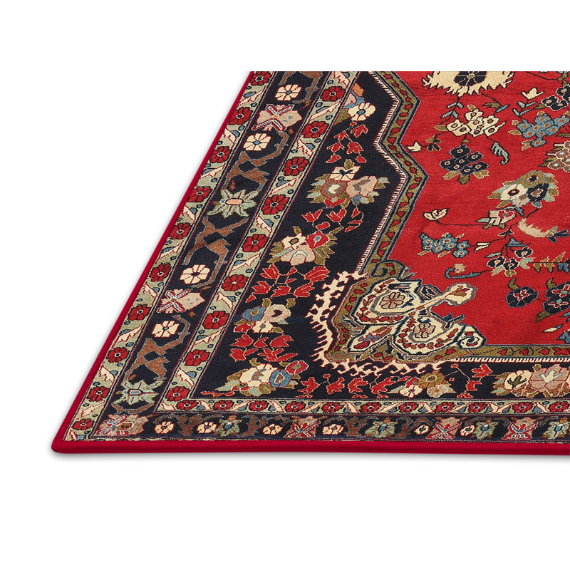 Tapis oriental rouge / brun, Rectangle 5 pi x 7 pi