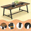 Table de réunion de style industriel, bureau d'ordinateur de bureau, table de conférence