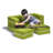 Altermease Zipline Modular Kids Loveseat & Ottomans/Fold Out Lounger-1363681572