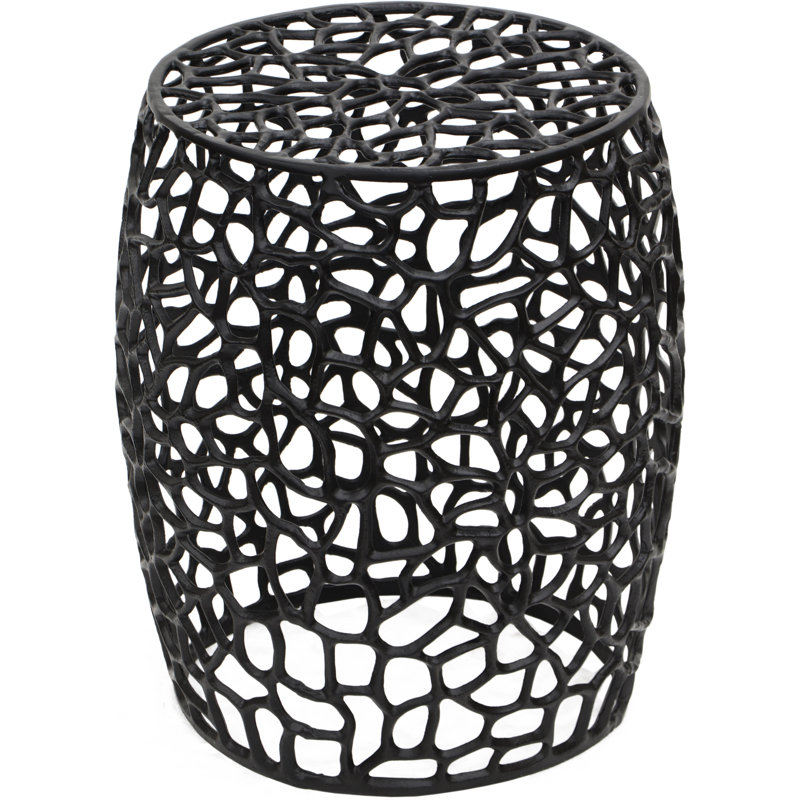 table de bout cylindriques, Noir