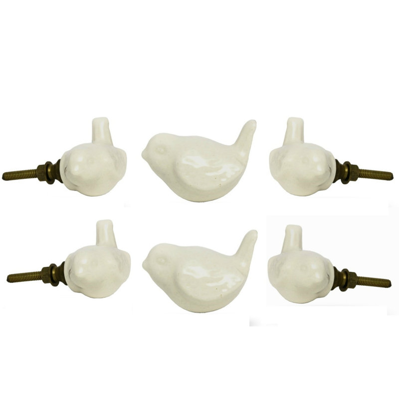 Dove 1.6" Length Novelty Knob Multipack