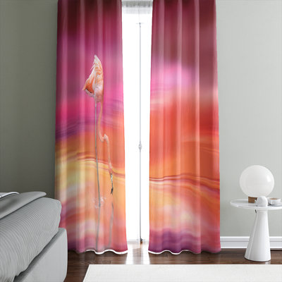 Rideaux semi-transparents Flamingo Flamingo
