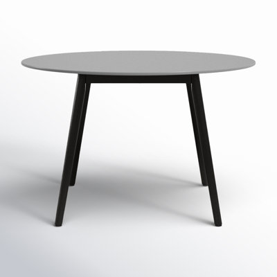 Chassitty Round Concrete Outdoor Dining Table