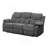 Kalen Grey Chenille Sofa W/ Drop Down Table