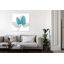 FicusBurkey Teal - Wrapped Canvas Print-1239744191
