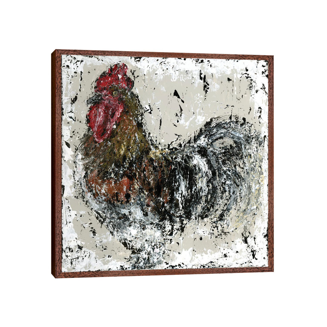 Farmhouse Rooster by Ashley Bradley - Art Print on Canvas