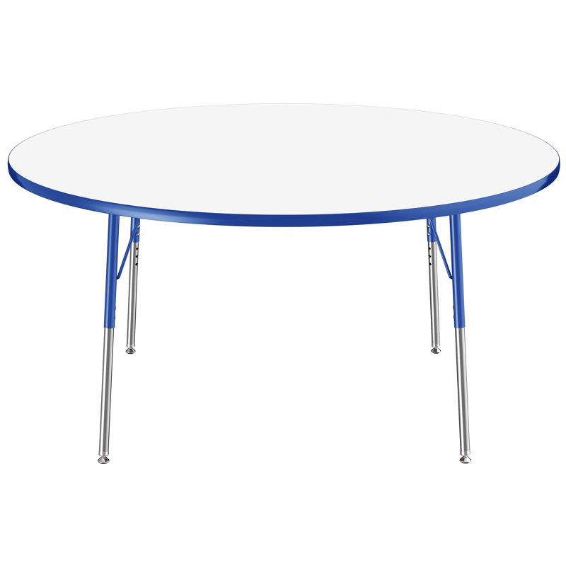Table ronde d'activités, 60", Tableau blanc / noir, Épais