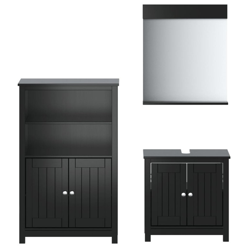 Alvilda Bathroom Furniture Suite, Black