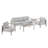 Karah 5 Piece Sofa Seating Group with Cushions-98547913