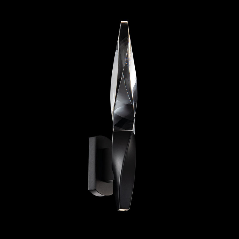 Kindjal 1 - Light LED Dimmable Armed Sconce, Black