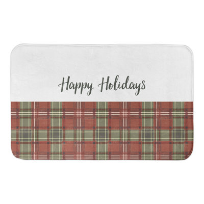 Tapis pour salle de bain joyeuse fêtes Degraw