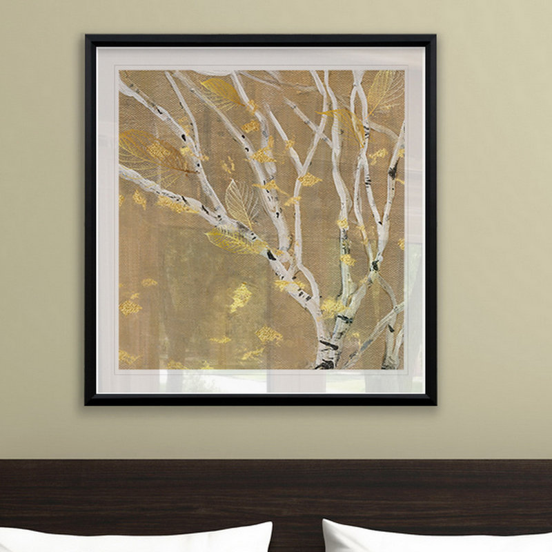 Birch Wood III - reproduction de cadre photo, H 17,5 po x l 17,5 po x P 1,5 po