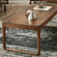 Table basse rectangulaire simple en bois massif-109701235