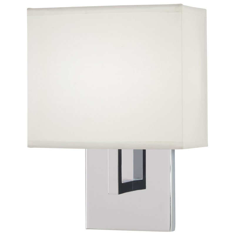 Ceramic and Steel LED Flush Mounted Sconce