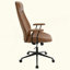 Chaise de bureau rembourrée et réglable pour bureau à domicile