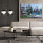 «Lakeside Gazebo» par Diane Romanello, art mural sur toile-17228223