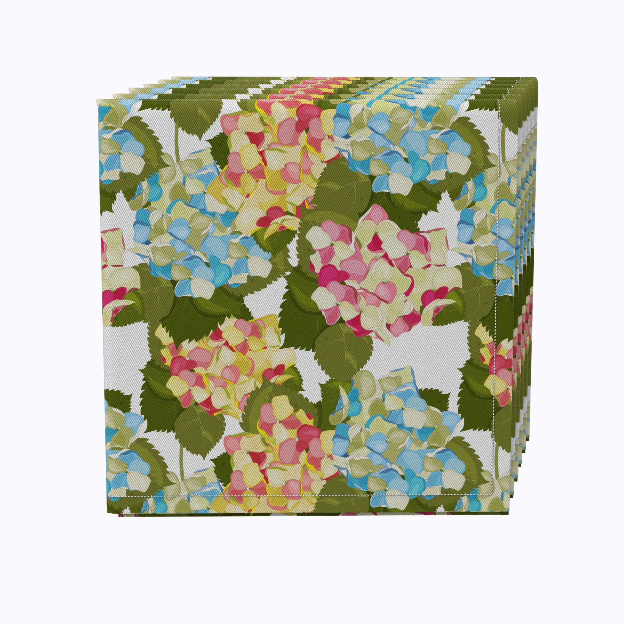Red Barrel Studio® 100% Cotton Hydrangea Square Napkin | Wayfair
