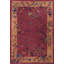 Tapis antique antique de couleur mauve à motif floral chinois