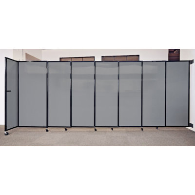 5' Tall Straightwall Sliding Wall-Mounted Partition