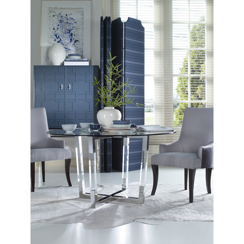 Table Base, Polished Stainless Steel