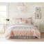 Ensemble d'édredon 9 pièces en percale de coton rosé-122118751-122118753